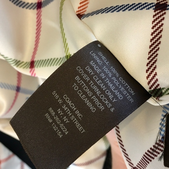 Coach Turnlock Walker Coat in Black - Picture 8 of 8